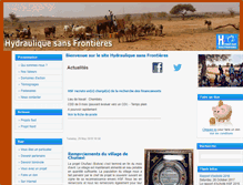 Tablet Screenshot of hydrauliquesansfrontieres.org